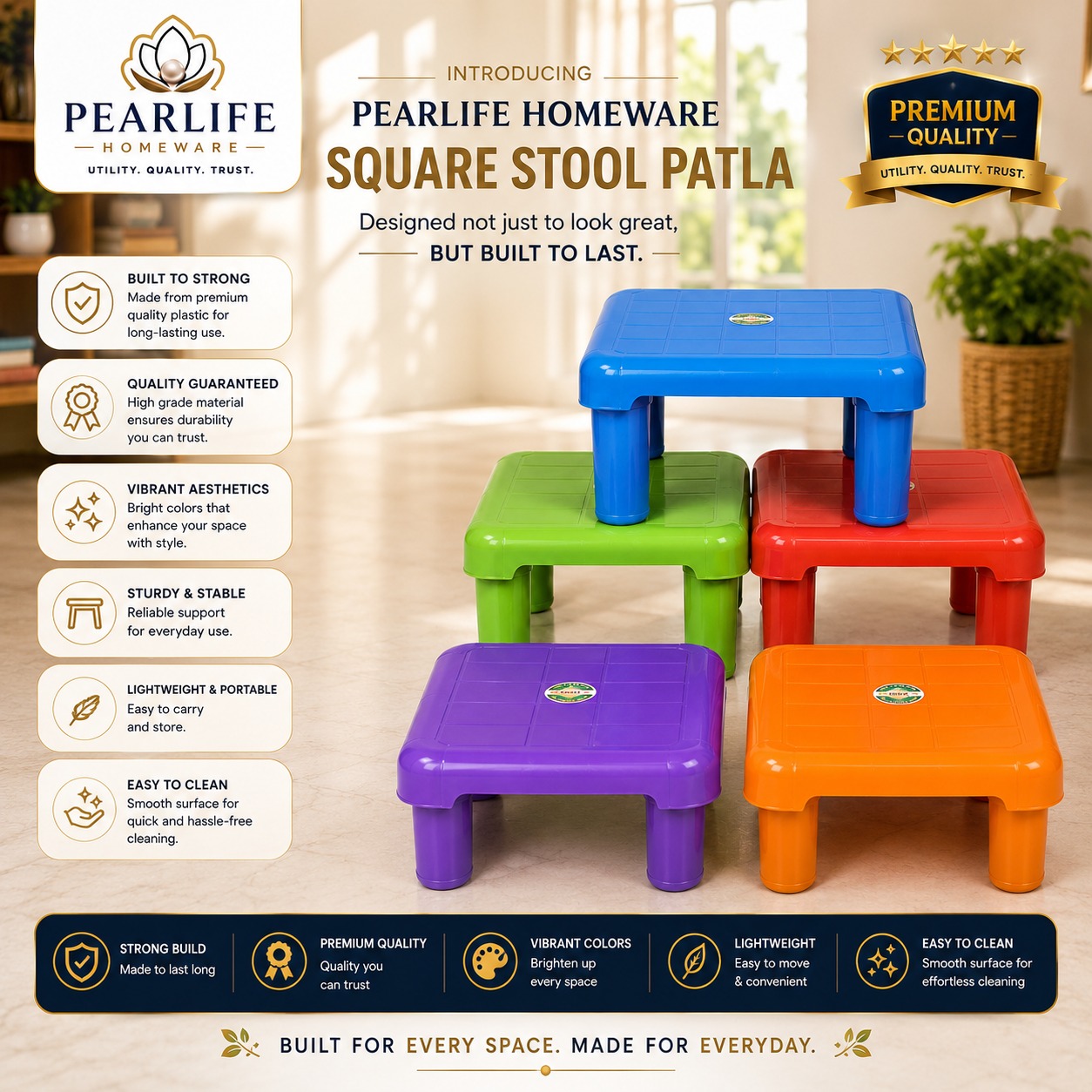 Square Stool Patla