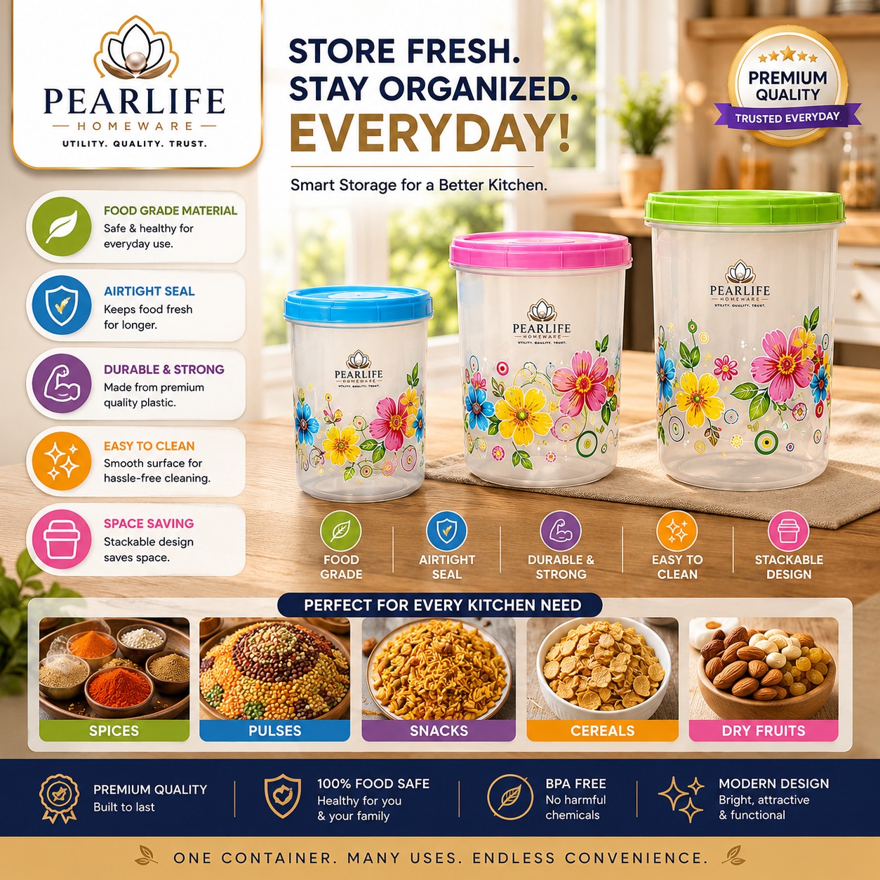 Kitchen Storage Containers